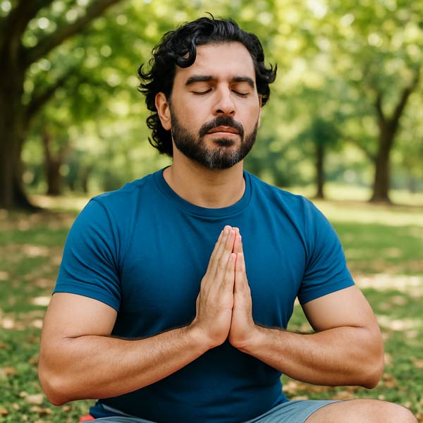 Man-meditating